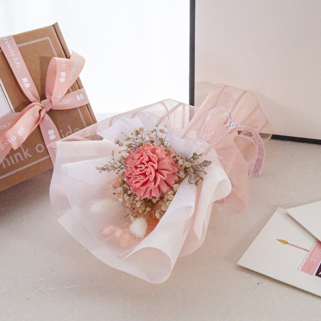 來束乾燥花：永生花盒