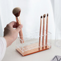 玫瑰金：12格刷具收納架