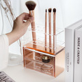 玫瑰金：12格刷具收納架_6