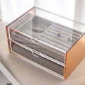 展示品/福利品 玫瑰金：月光雙層抽屜珠寶盒_3