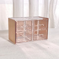 【展示品/福利品】玫瑰金：可堆疊桌面小抽屜（四格款）