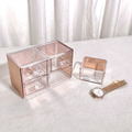 【展示品/福利品】玫瑰金：可堆疊桌面小抽屜（四格款）_2