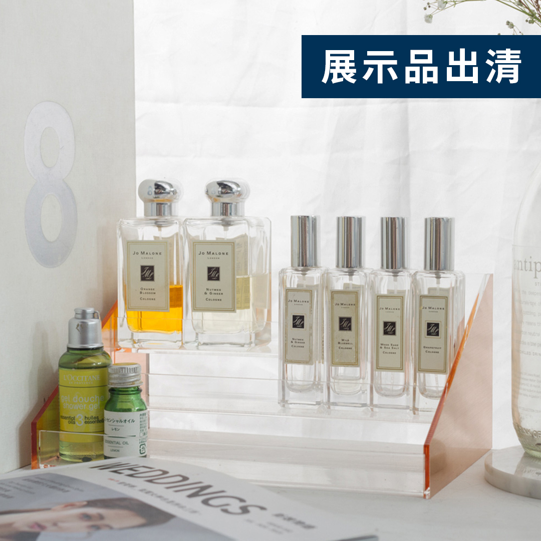 【展示品/福利品】玫瑰金：三層香水展示架（M號）