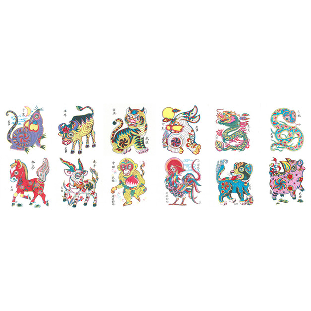 武強年畫 /  十二生肖 Chinese Zodiac (全套購)