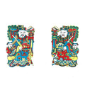 武強年畫 / 聚寶門神 Gods of Wealth (Especially used for New Year purposes)
