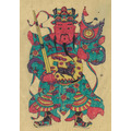 濰坊年畫 / 單門門神-武座