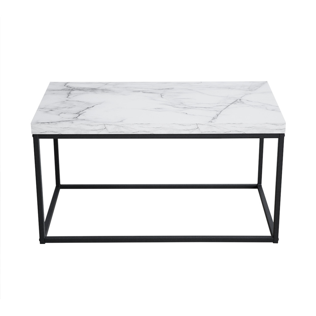 白大理石贴纹茶几咖啡桌