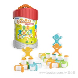 【美國GuideCraft】觸覺磁力X型積木 - 24件