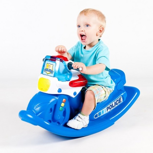 【美國Little Tikes】電子搖擺警車 學步車/娃娃車/玩具卡車/滑步車 兒童發展玩具