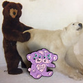 lonely wave rude bears pin 不禮貌小熊別針_3