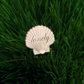 Lonely Wave 粉色貝殼寂寞別針 Lonely seashell enamel pin PINK_1