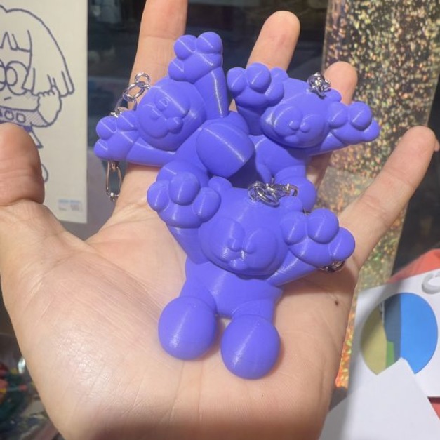 首爾畫家 PURPLACE小公仔鑰匙圈