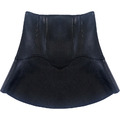 皮裙魚尾包臀黑色半身短裙-JR21_4
