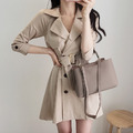 風衣短款外套連身裙洋裝K-Y-03