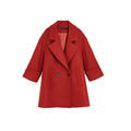 毛呢大衣翻領磚紅色寬鬆外套S-K-21_3
