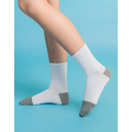 輕鬆百搭學生襪-雪花白_2