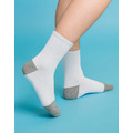 輕鬆百搭學生襪-雪花白