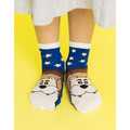 襪！有獅子-海洋藍