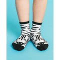 襪！有斑馬-經典黑