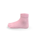 十足舒適五趾短襪-櫻花粉_1