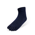 十足舒適五趾短襪-深海藍