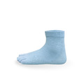 十足舒適五趾短襪-天空藍_1
