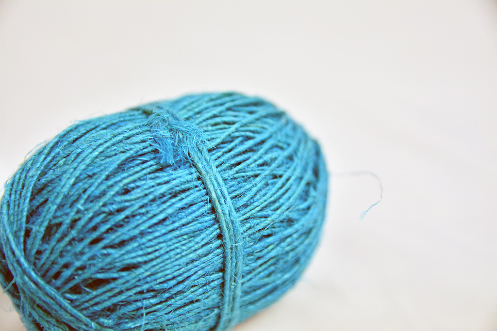 手捻麻线-土耳其蓝-公平贸易