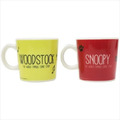 [預購]史努比圖案對杯 スヌーピー＆ウッドストック(2入)_1