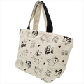 [預購]簡約拉鍊帆布手提包 愛心鬥牛犬_3