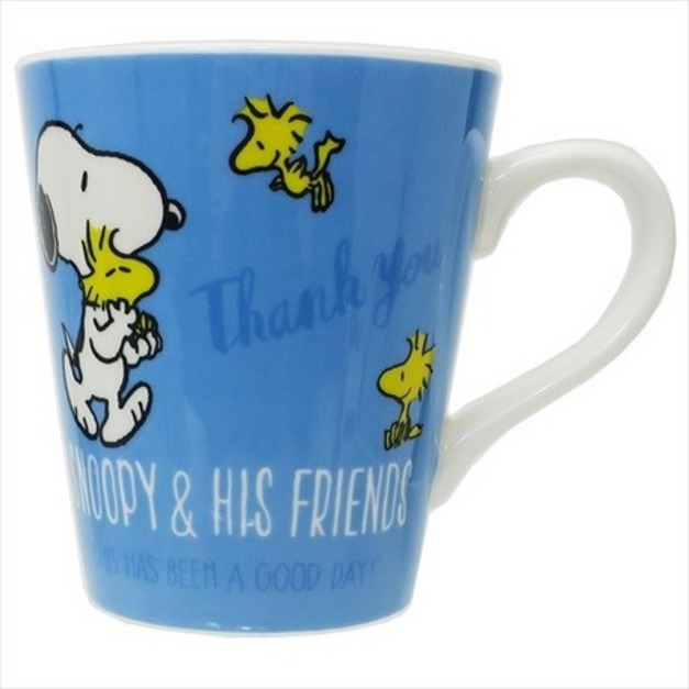 [預購]史努比塗鴉咖啡馬克杯 いつもありがとう