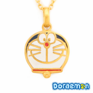 哆啦a夢Doraemon-經典哆啦-黃金墜子