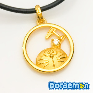 哆啦a夢Doraemon-翱翔天際-黃金墜子