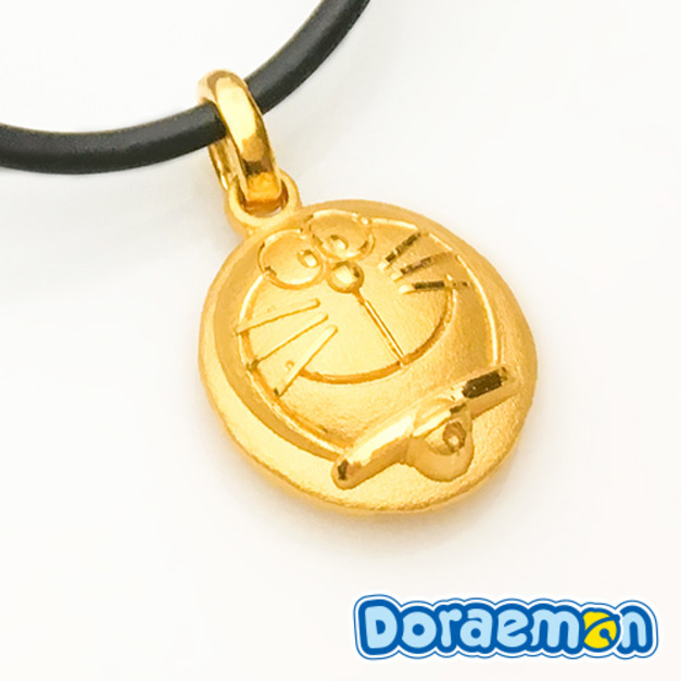 哆啦a夢Doraemon-圓滿哆啦-黃金墜子