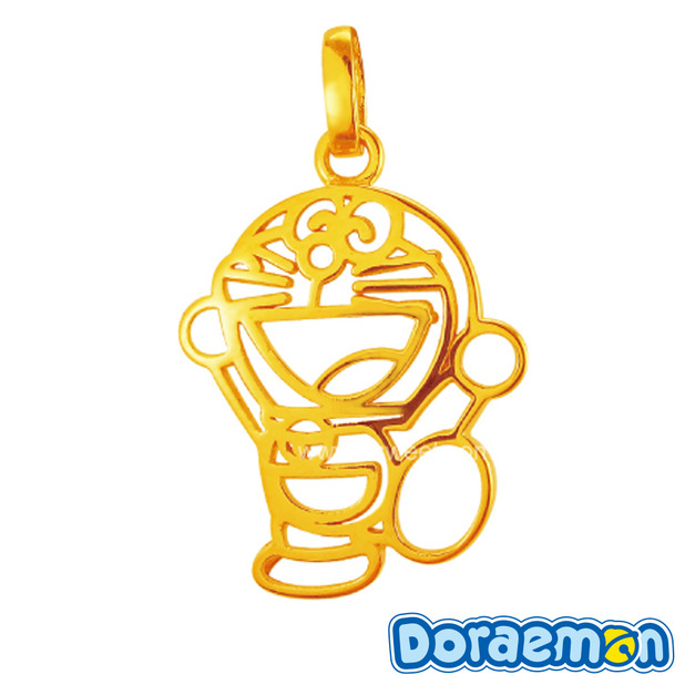哆啦a夢Doraemon-歡樂哆啦-黃金墜子