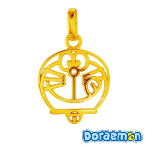 哆啦a夢Doraemon-活力哆啦-黃金墜子