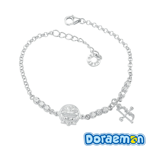 哆啦a夢Doraemon-愛神之箭-銀飾手鍊