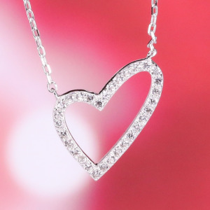 金寶珍銀樓-傾心-銀飾項鍊 鎖骨鍊 