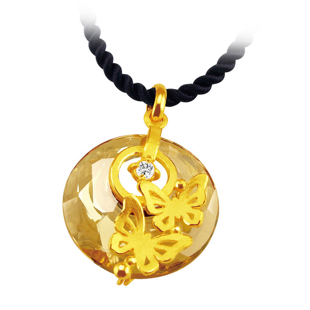 幸福香頌-黃金墜子