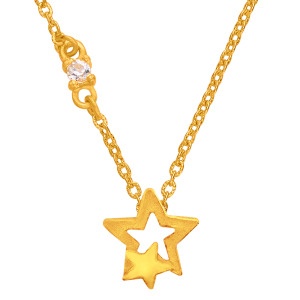 閃爍-黃金項鍊(鎖骨墜鍊)