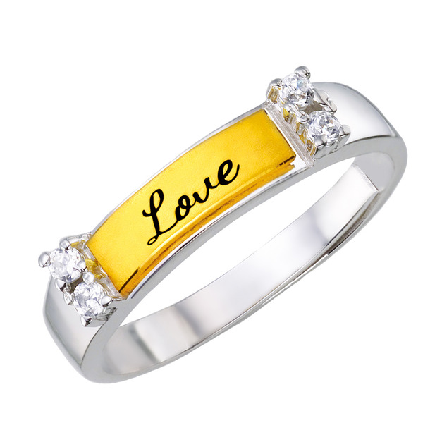 愛情藍圖-金加銀戒(女)