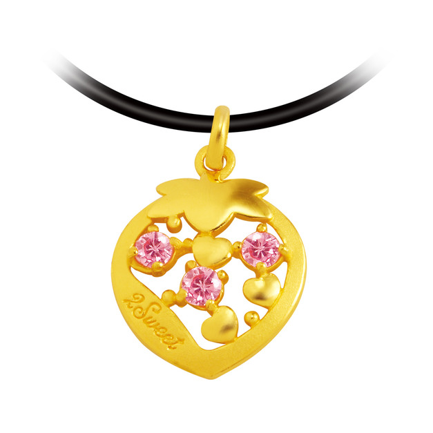 愛妳-黃金墜飾
