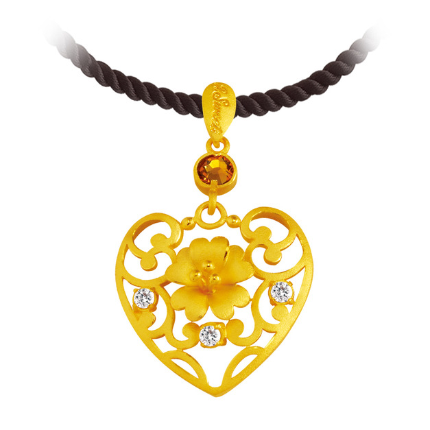 甜蜜約定(大)-黃金墜子