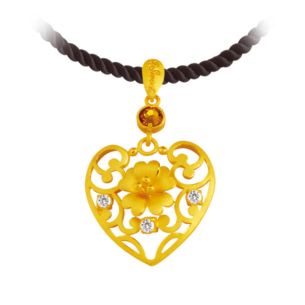 甜蜜約定(小)-黃金墜子