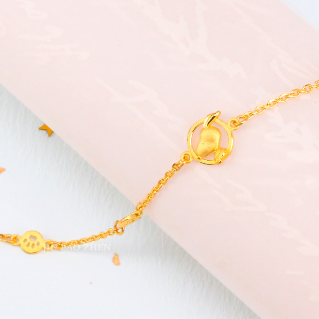 史努比SNOOPY-飛翔史努比-黃金手鍊