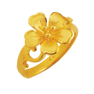 花之風采-黃金戒指