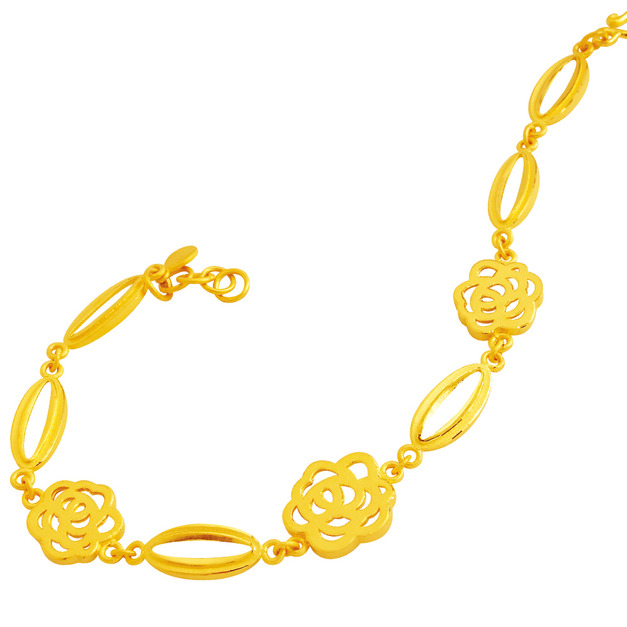 玫瑰絮語-黃金手鍊