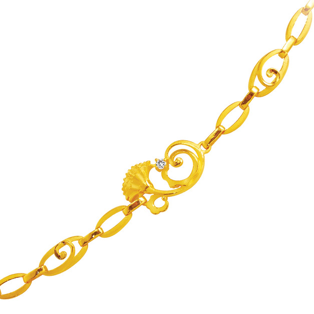 甜蜜馨情-黃金手鍊