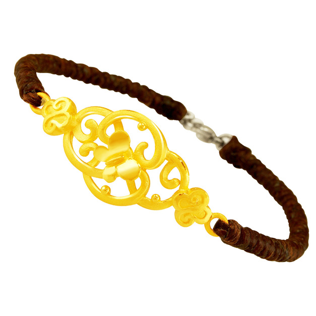 晶彩如依-黃金編織手鍊