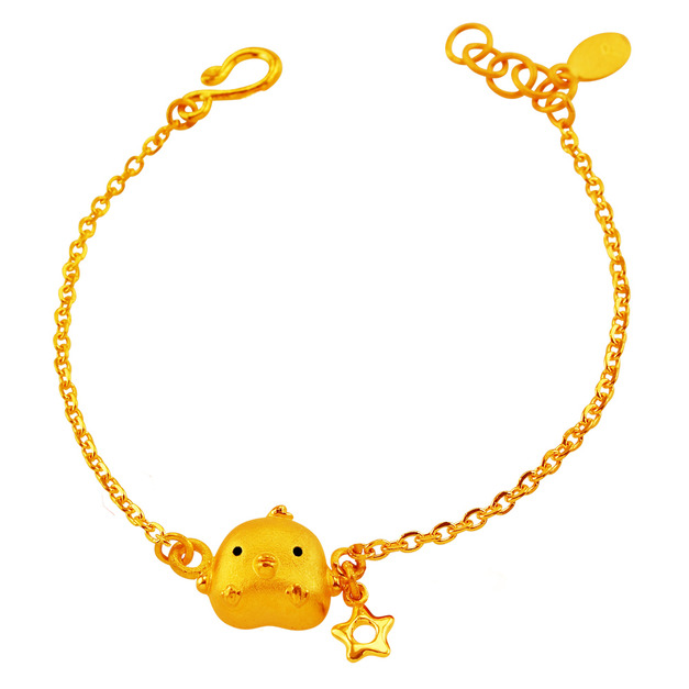 星光閃爍-黃金手鍊(兒童配戴)