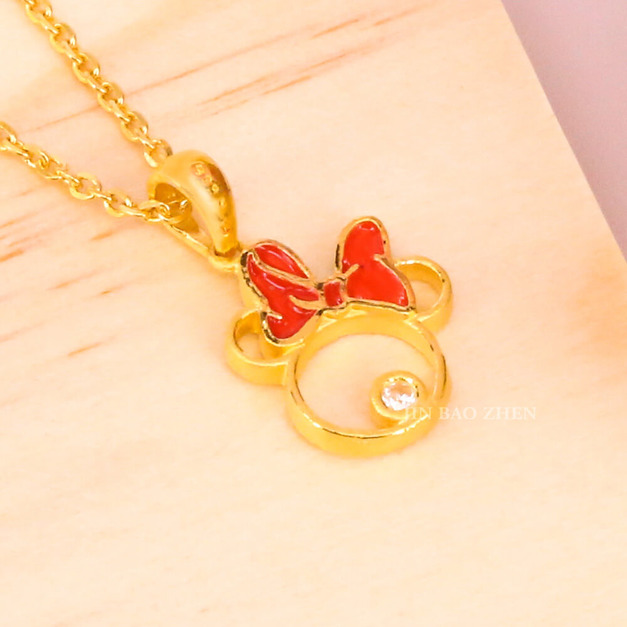 甜美美妮-黃金墜子